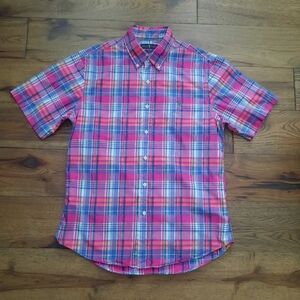 Ralph Lauren Men's Plaid Short Sleeve Shirt - Slim Fit